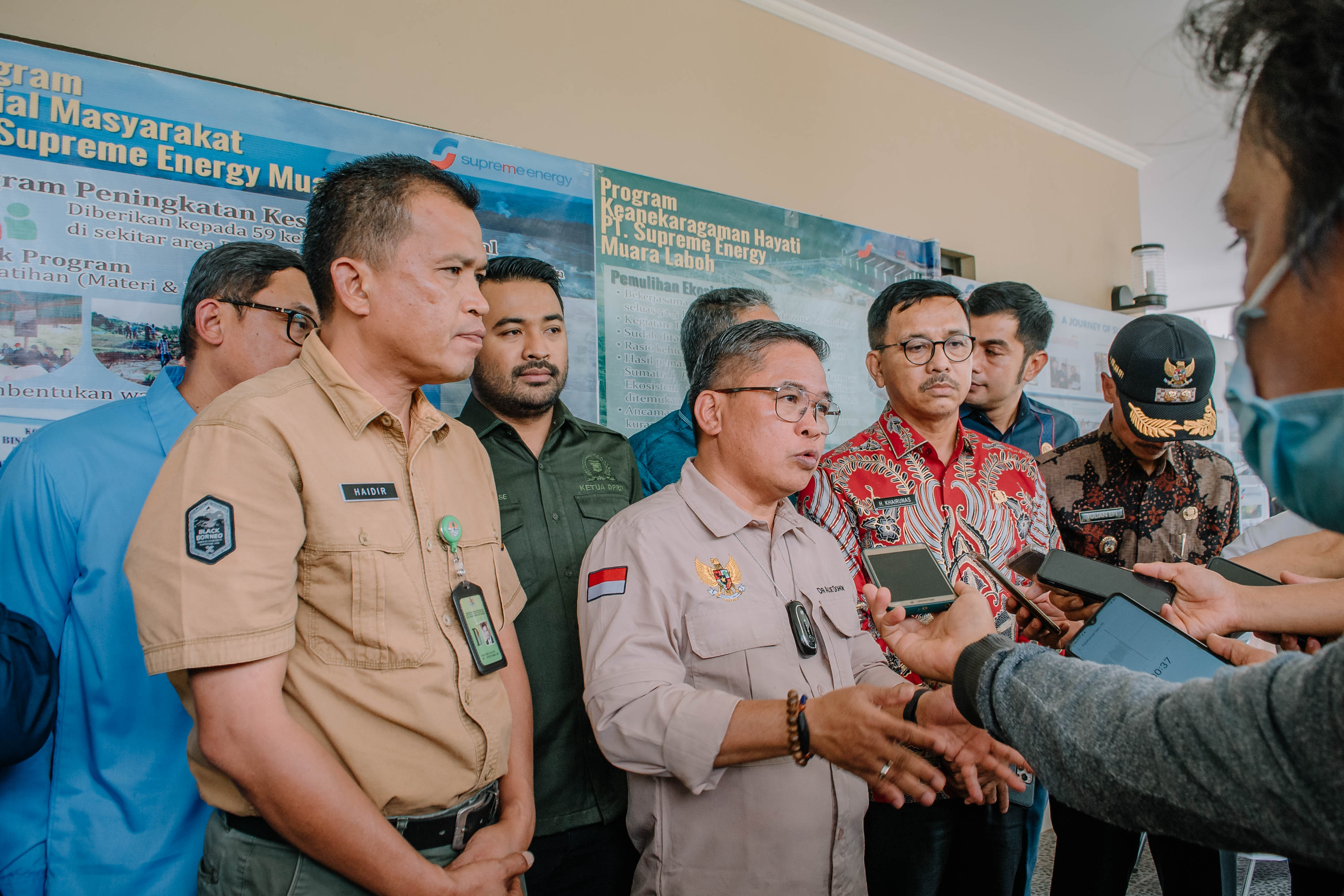 Kunjungan Kerja Wakil Mentri Lingkungan Hidup & Kehutanan, Bupati dan Wakil Bupati Solok Selatan ke PLTP Muara Laboh